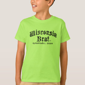T-shirt Les gosses de gosse du Wisconsin court-circuitent