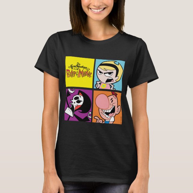 T-shirt Les Grandes Aventures de Billy & Mandy Character A (Devant)