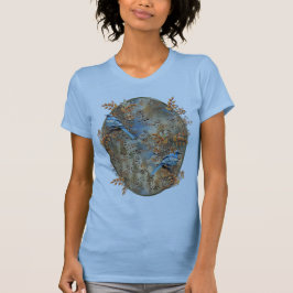 T-shirt Les grands arbres, les Feuilles de l'automne et le