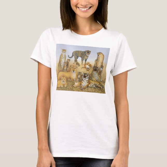 T-shirt Les grands chats (Devant)