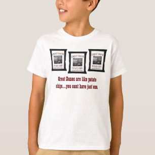 T-shirt Les grands Danois sont comme la chemise d'enfants