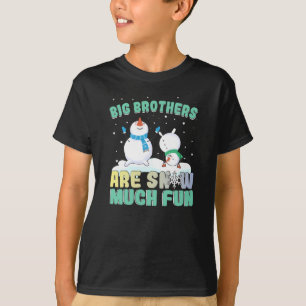 T-shirt Les grands frères sont la neige beaucoup de plaisi