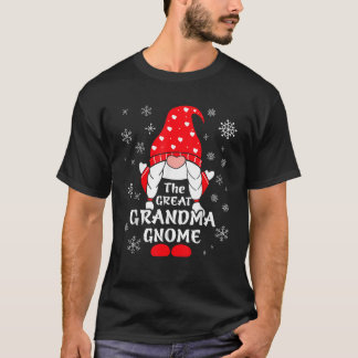 T-shirt Les grands vêtements de Noël de la grand-mère gnom