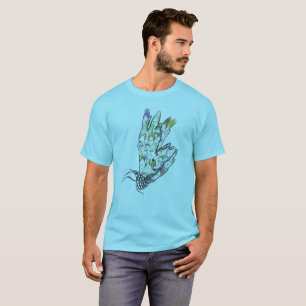 T-shirt Les graphiques surréalistes de dessus du papillon