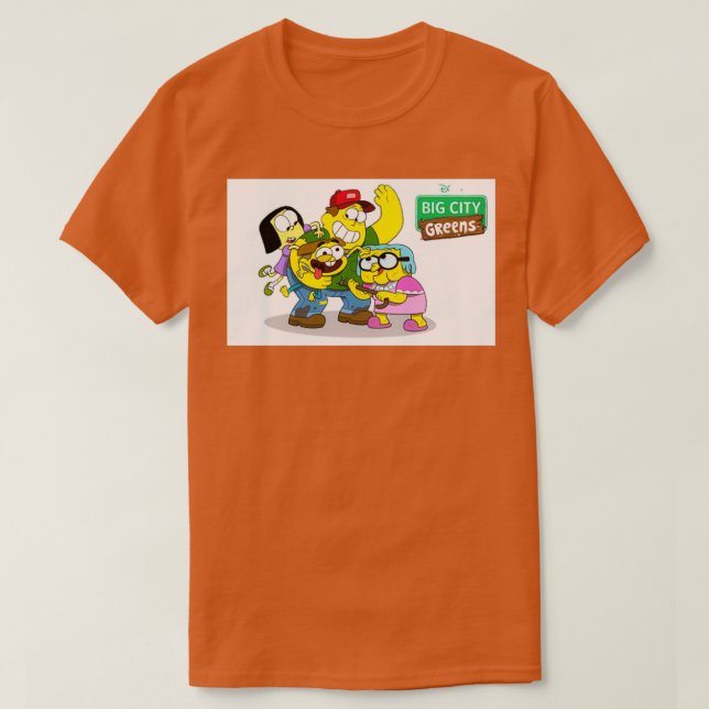 T-shirt Les greens des grandes villes (Design devant)