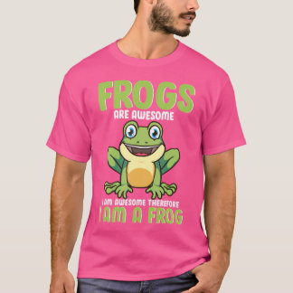 T-shirt Les Grenouilles Drôle Sont Magnifiques Donc Je Sui