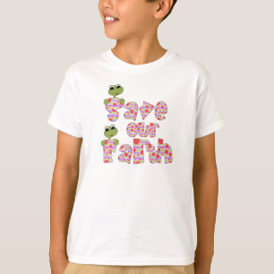 T-shirt Les grenouilles sauvent notre terre