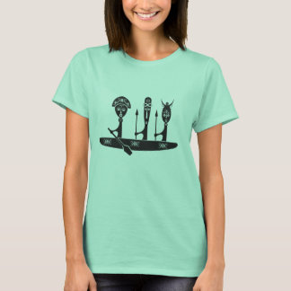 T-shirt Les guerriers africains en pirogue