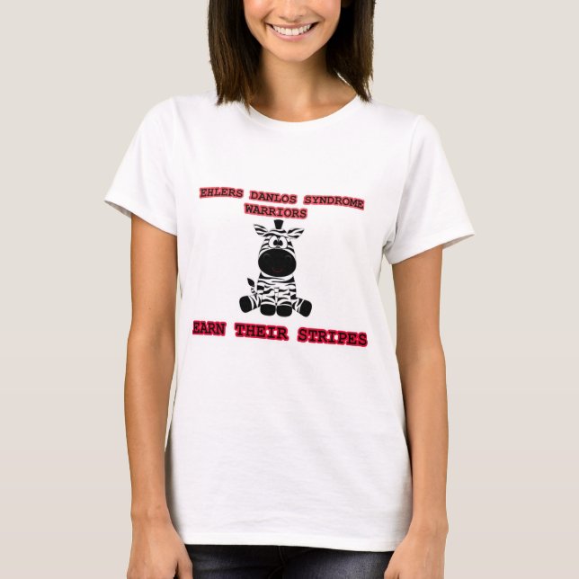 T-shirt Les Guerriers du syndrome de Danlos gagnent leur c (Devant)
