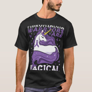 T-shirt Les Guerriers Fibromyalgia Sont Magiques Unicorne