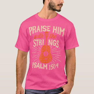 T-shirt Les Guitaristes Le Louent Avec Les Cordes Gu Acous
