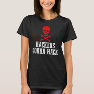 T-shirt Les Hackers Vont Hacker La Sécurité Et Protéger Pr