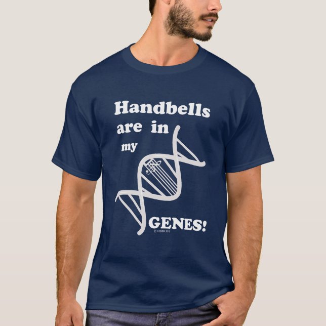 T-shirt Les Handbells Sont Dans Mes Gènes (Devant)