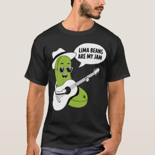 T-shirt Les haricots de Lima sont ma confiture amateur de