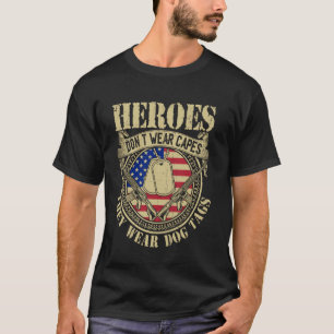 T-shirt Les héros ne portent pas de capes ils portent des