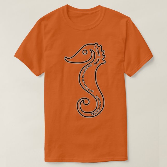 T-shirt Les hippocampes  (Design devant)