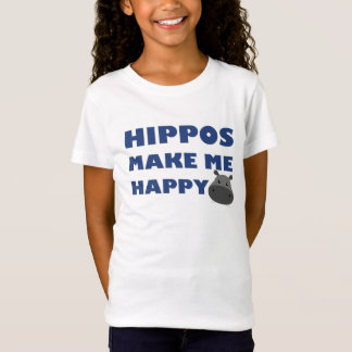 T-Shirt Les hippopotames me rendent heureux