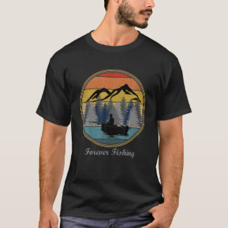 T-shirt Les hommes aiment la pêche pour la retraite
