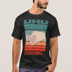 T-shirt Les hommes bientôt être papa Charger le papa atten