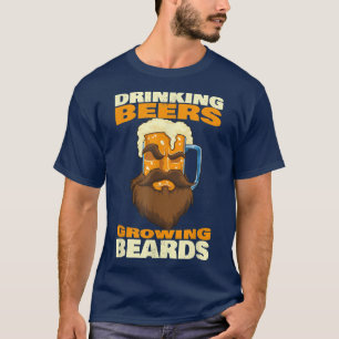 T-shirt Les Hommes Boivent Des Bières Et Des Oreilles Croi