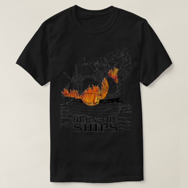 T-shirt Les hommes Christian Graphic brûle le Cool des nav (Design devant)