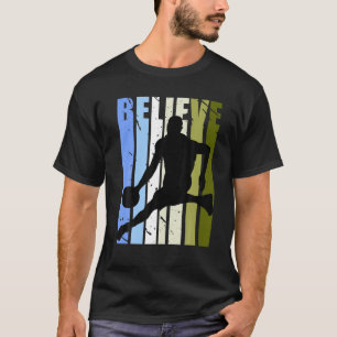 T-shirt Les Hommes Croient Les Garçons Basketball Anniver