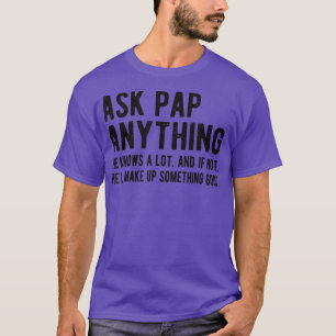 T-shirt Les Hommes Demander Pap Tout Amusant Pap Grand-Pèr
