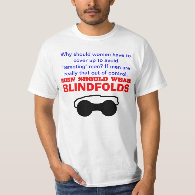 T-shirt Les hommes devraient utiliser des bandeaux (Devant)