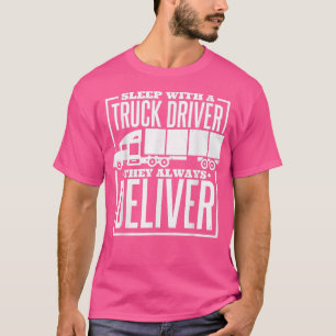 T-shirt Les Hommes Dorment Avec Un Chauffeur De Camion Ils