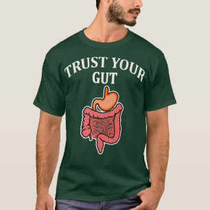 T-shirt Les Hommes font confiance à leurs intestins anato