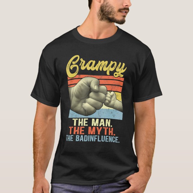 T-shirt Les Hommes Grampy L'Homme Le Mythe La Mauvaise Inf (Devant)