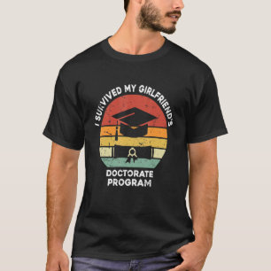 T-shirt Les hommes, j'ai survécu au programme de doctorat 