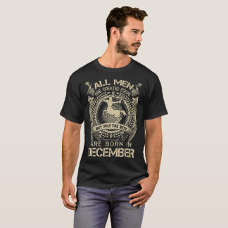 T-shirt Les hommes le meilleur sont en décembre chemise