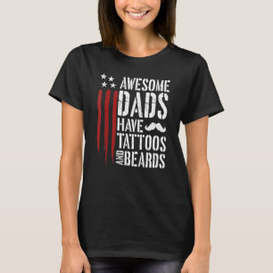 T-shirt Les Hommes Les Patriotis Les Plus Étonnants Ont De