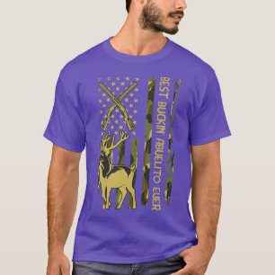 T-shirt Les Hommes Meilleur Buckin' Abuelito Jamais Chasse