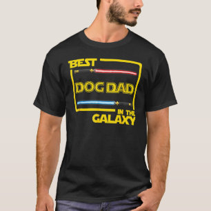 T-shirt Les Hommes Meilleur Chien Papa Dans Le Chien Galax