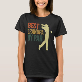 T-shirt Les Hommes Meilleur Grand-Père Par Par Apparel Gol