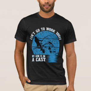 T-shirt Les hommes ne peuvent pas travailler aujourd'hui M