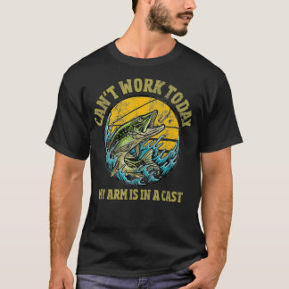 T-shirt Les hommes ne peuvent pas travailler aujourd'hui m