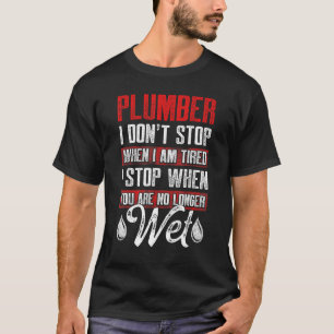 T-shirt Les Hommes Ne S'Arrêtent Pas Quand Je Suis Fatigué
