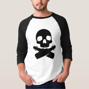 T-shirt Les hommes noircissent la pièce en t