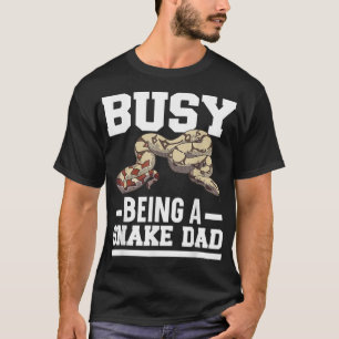 T-shirt Les Hommes Occupé Être Un Serpent Père Venom Serpe