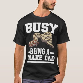 T-shirt Les Hommes Occupé Être Un Serpent Père Venom Serpe