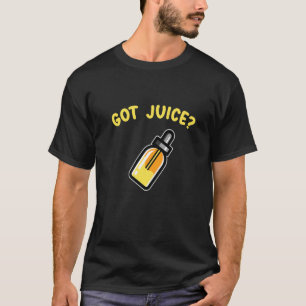 T-shirt Les Hommes Ont Le Jus Vapeur Fumer E Cig Soutien