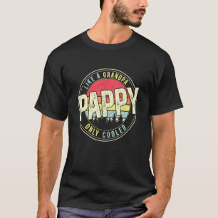 T-shirt Les Hommes Pappent Comme Un Grand-Père Seulement