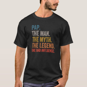 T-shirt Les Hommes Pappent L'Homme Le Mythe La Légende La