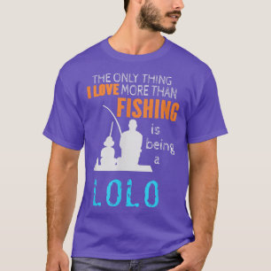 T-shirt Les hommes plus que l'amour pêche Lolo Filipino Gr