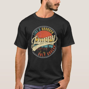 T-shirt Les Hommes Populaires Comme Un Grand-Père Seulemen