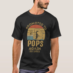 T-shirt Les Hommes Promus À Pops De Nouveau 2022 Retro Vin