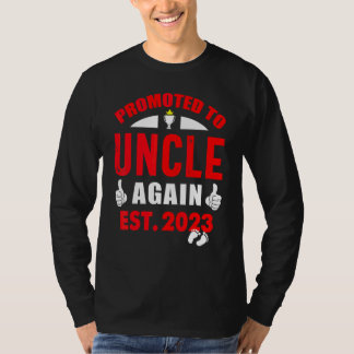 T-shirt Les hommes promus oncle encore 2023 Grossesse bébé
